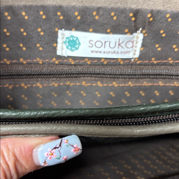 Colorful Leather Women's Bag - Picture 4 of 5